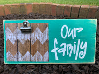 Photo Clip Frame - Our Family